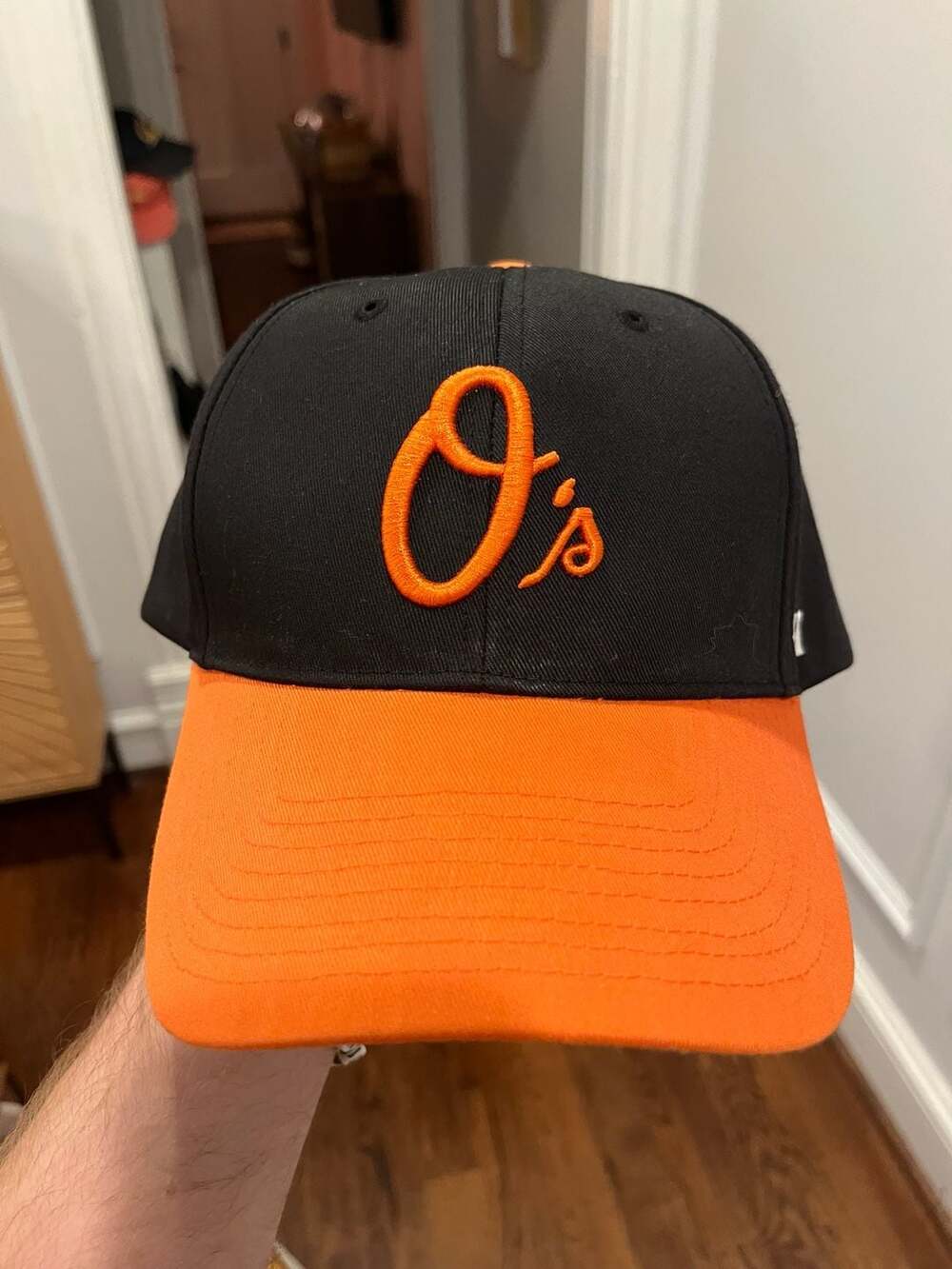 47 Brand Baltimore Orioles Black and Orange Snapback Hat